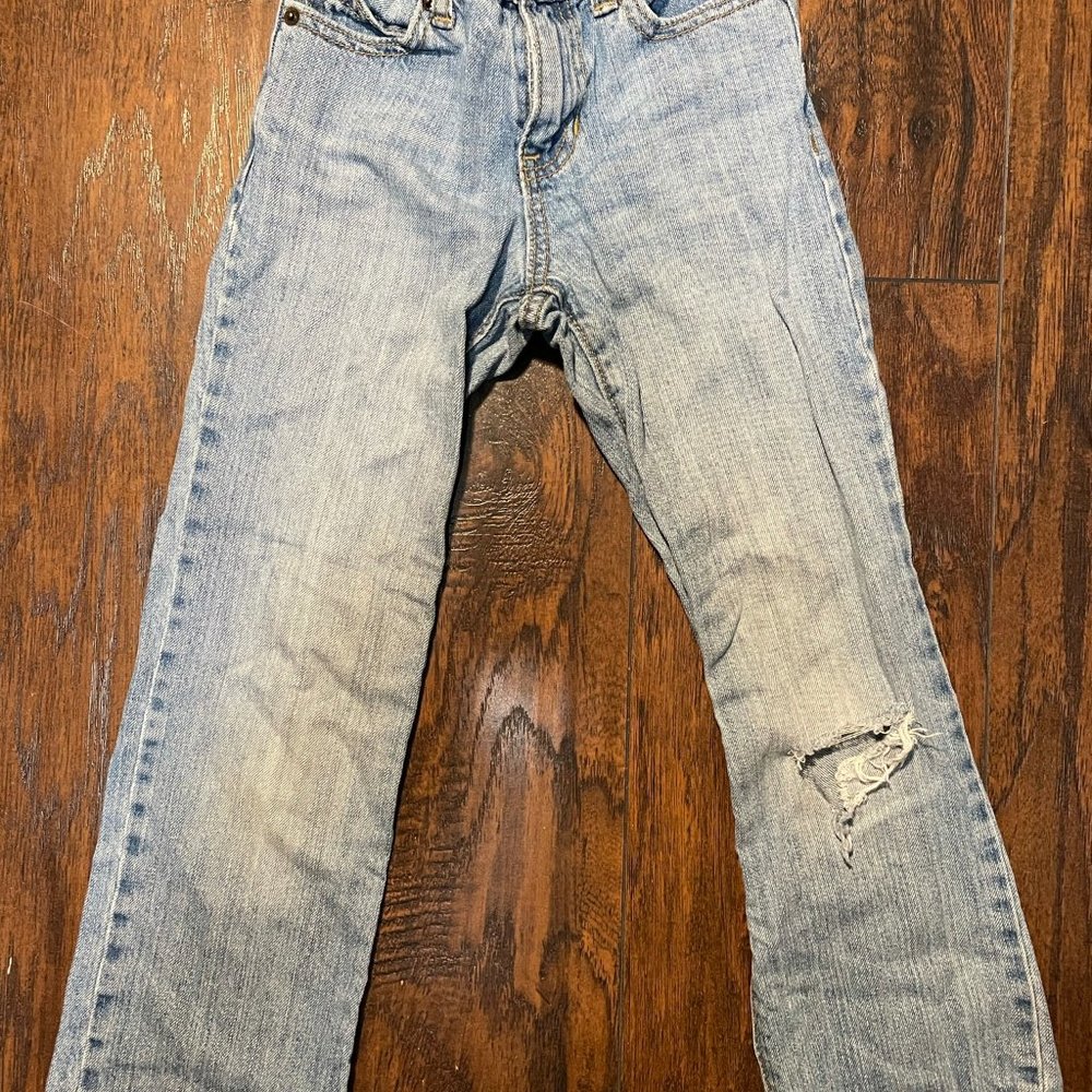 Four Pairs Long Pants Three Jeans and One Lee Joggers - Picture 2 of 10